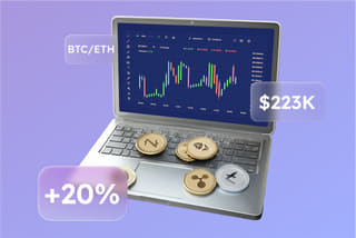Représentation visuelle du système de trading automatique basé sur l'IA pour Flamme Rentelle